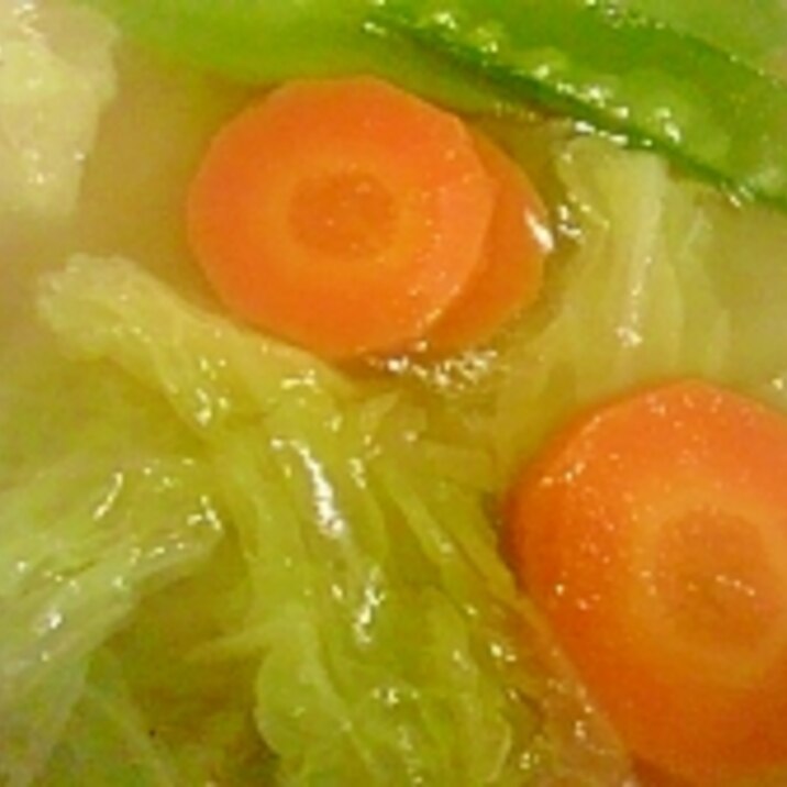 にんじんと白菜の中華スープ‏